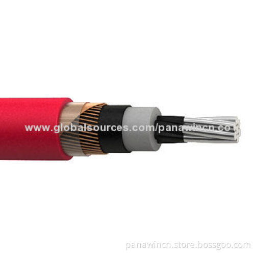 Single-core Power Cables, XLPE-insulated/Alu-conductor/Longitudinally Water-tight/Screened/PE-jacket